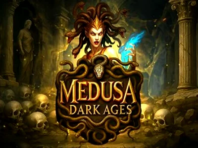 Medusa Dark Ages card game vintage style